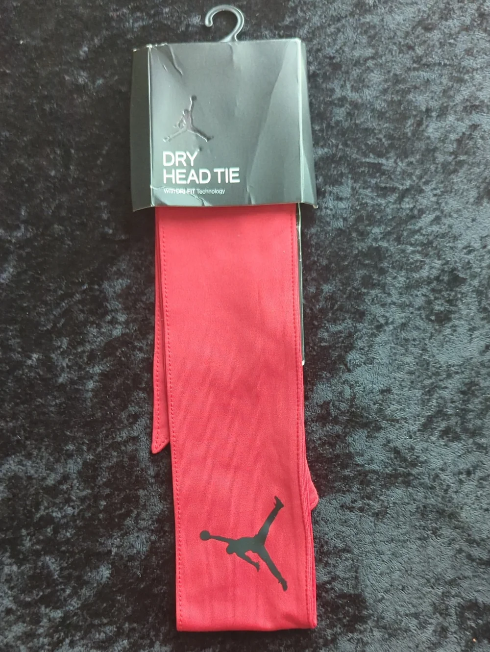 NWT Jordan Dri-FIT Head Tie Red Unisex Tie Headband Jumpman